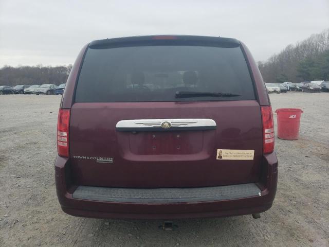 2A8HR54P98R682870 - 2008 CHRYSLER TOWN & COU TOURING 勃艮第红 照片 6