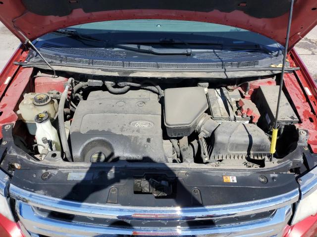 2FMDK3KC3BBB26841 - 2011 FORD EDGE LIMITED RED photo 12