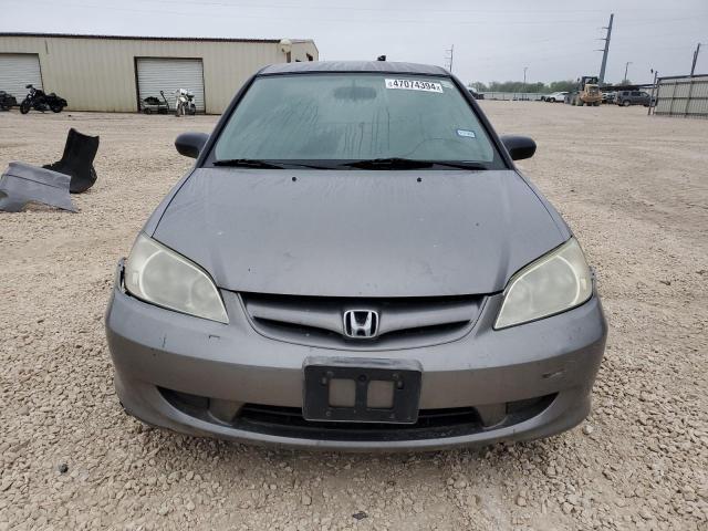 2HGES16325H586406 - 2005 HONDA CIVIC DX VP 银色 照片 5