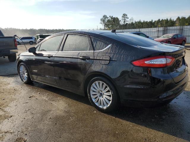 3FA6P0LU7GR389305 - 2016 FORD FUSION SE HYBRID BLACK photo 2