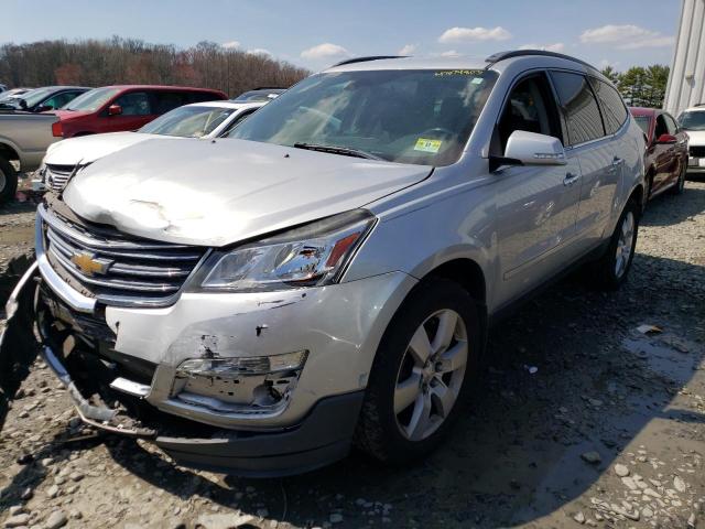 1GNKVJKDXEJ344623 - 2014 CHEVROLET TRAVERSE LTZ GRAY photo 1