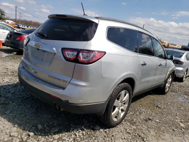 1GNKVJKDXEJ344623 - 2014 CHEVROLET TRAVERSE LTZ GRAY photo 3