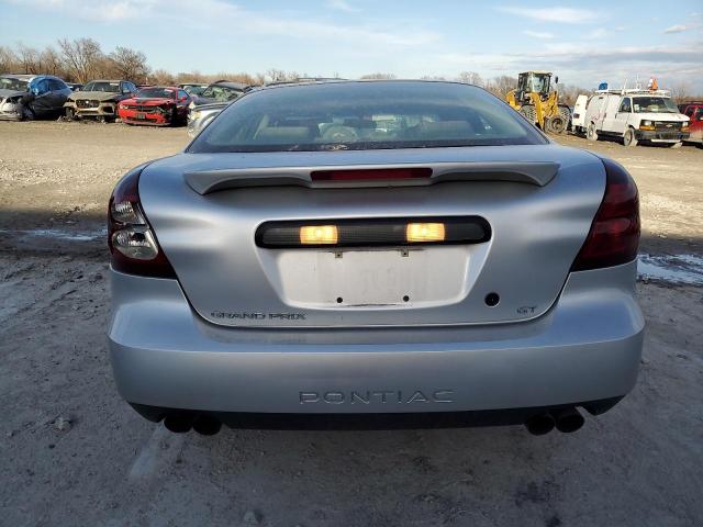 2G2WS522841236829 - 2004 PONTIAC GRAND PRIX GT2 ვერცხლისფერი ფოტო 6