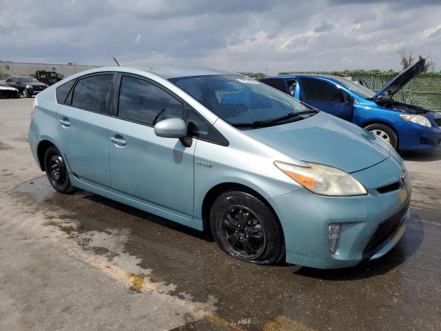 JTDKN3DU7C5383659 - 2012 TOYOTA PRIUS TURQUOISE photo 4