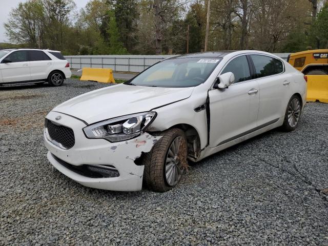 KNALW4D45F6019677 - 2015 KIA K900 WHITE photo 1