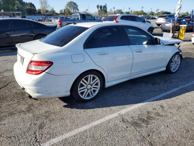 WDDGF54X49R048830 - 2009 MERCEDES-BENZ C 300 WHITE photo 3