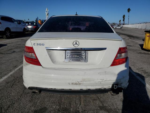 WDDGF54X49R048830 - 2009 MERCEDES-BENZ C 300 WHITE photo 6