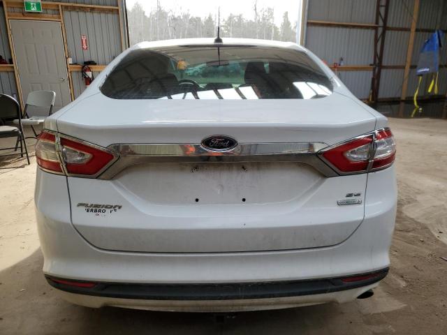 3FA6P0HR3DR121450 - 2013 FORD FUSION SE WHITE photo 6