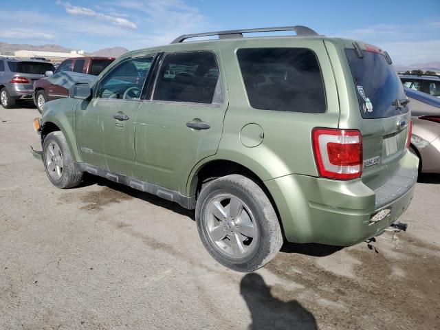 1FMCU03138KB66840 - 2008 FORD ESCAPE XLT GREEN photo 2