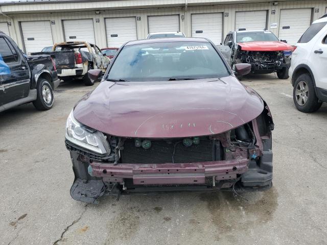 1HGCR2F53GA158324 - 2016 HONDA ACCORD SPORT MAROON photo 5