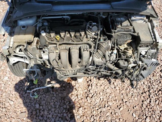 1FADP3E22GL405834 - 2016 FORD FOCUS S SILVER photo 11