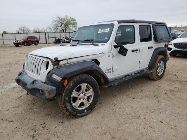 1C4HJXDG1KW603829 - 2019 JEEP WRANGLER U SPORT WHITE photo 1