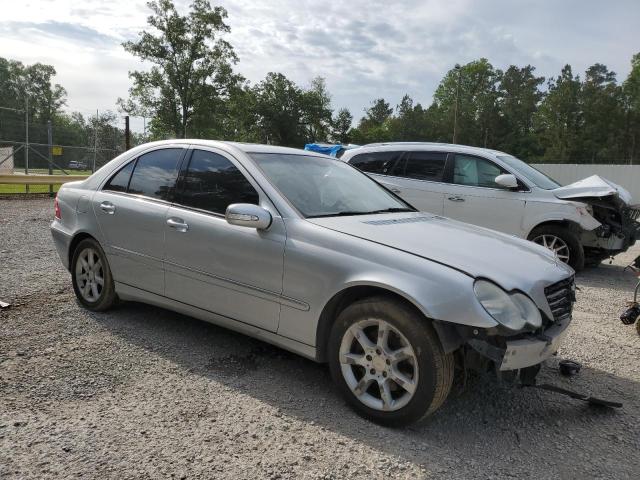 WDBRF54H77A936414 - 2007 MERCEDES-BENZ C 280 SILVER photo 4