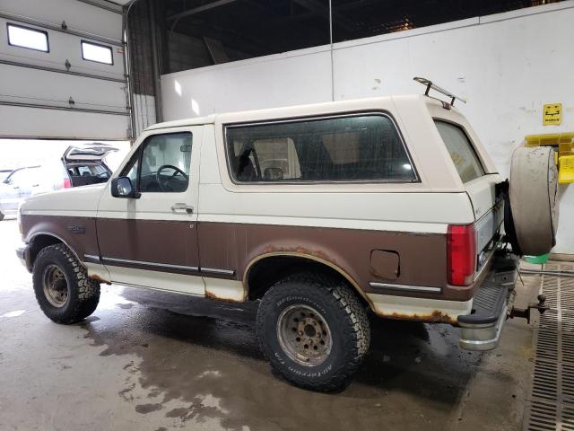 1FMEU15H4NLA65451 - 1992 FORD BRONCO U100 WHITE photo 2