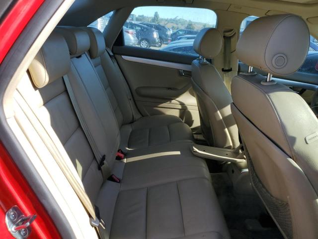WAUAF78E98A125030 - 2008 AUDI A4 2.0T RED photo 10