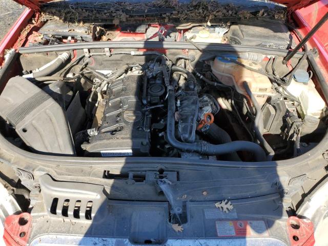 WAUAF78E98A125030 - 2008 AUDI A4 2.0T RED photo 11