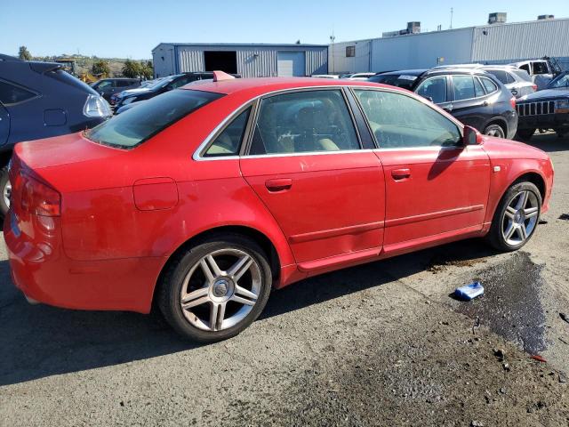 WAUAF78E98A125030 - 2008 AUDI A4 2.0T RED photo 3