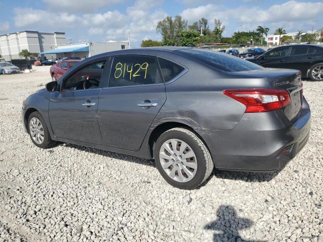 3N1AB7AP3HY269861 - 2017 NISSAN SENTRA S GRAY photo 2