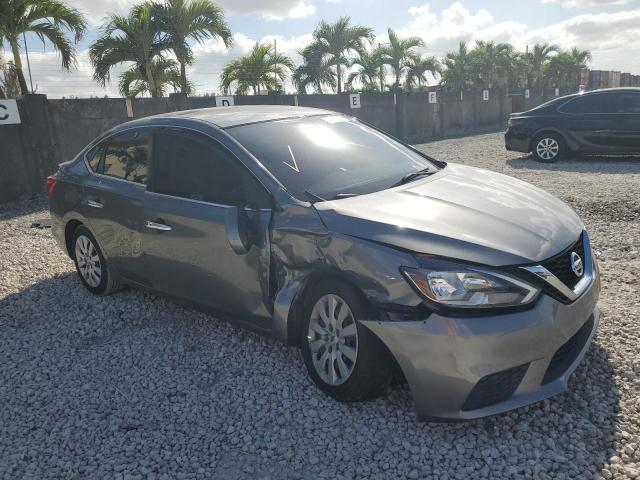 3N1AB7AP3HY269861 - 2017 NISSAN SENTRA S GRAY photo 4