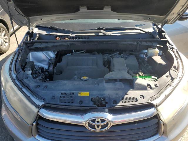 5TDJKRFH1FS174858 - 2015 TOYOTA HIGHLANDER XLE 银色 照片 12