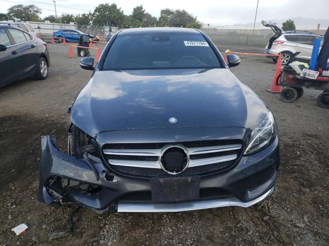 55SWF4KB4GU138889 - 2016 MERCEDES-BENZ C 300 4MATIC GRAY photo 5