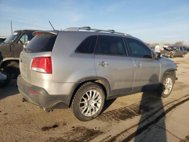 5XYKUDA61DG350731 - 2013 KIA SORENTO EX SILVER photo 3