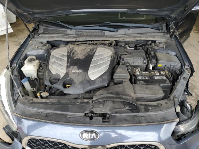 KNALN4D7XE5157622 - 2014 KIA CADENZA PREMIUM BLUE photo 11