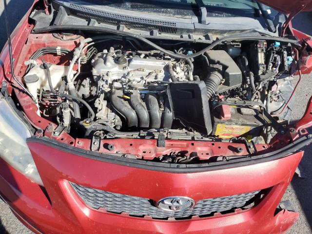 JTDBU4EE9A9098144 - 2010 TOYOTA COROLLA BASE RED photo 11