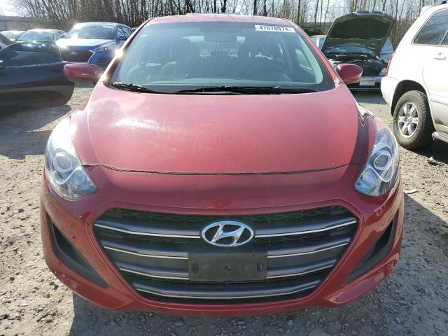 KMHD35LH5HU384445 - 2017 HYUNDAI ELANTRA GT RED photo 5