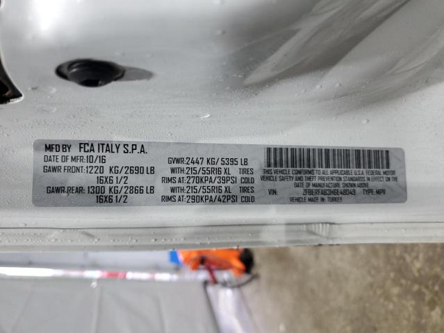 ZFBERFAB3H6E48049 - 2017 RAM PROMASTER WHITE photo 13