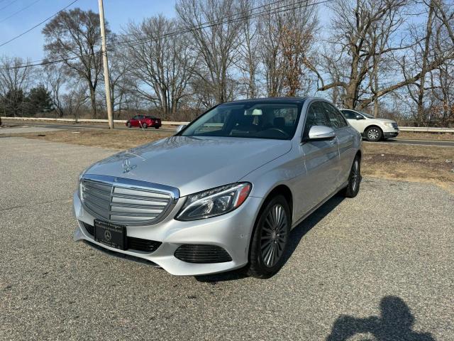 55SWF4KB8FU025431 - 2015 MERCEDES-BENZ C 300 4MATIC GRAY photo 2