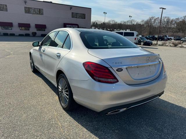 55SWF4KB8FU025431 - 2015 MERCEDES-BENZ C 300 4MATIC GRAY photo 3