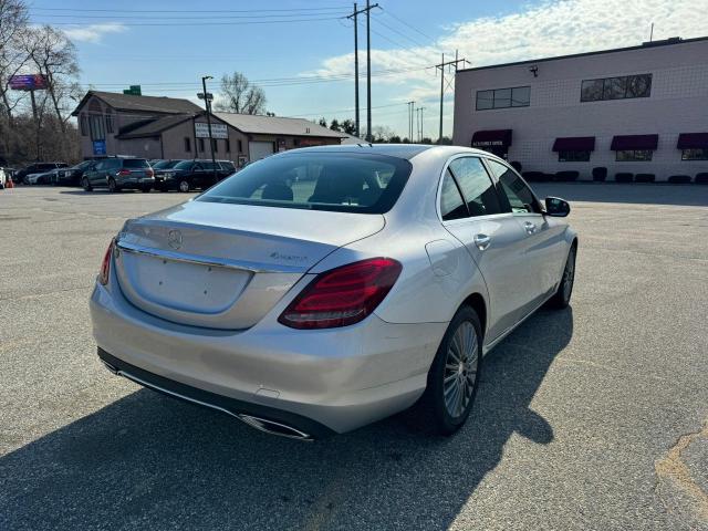 55SWF4KB8FU025431 - 2015 MERCEDES-BENZ C 300 4MATIC GRAY photo 4