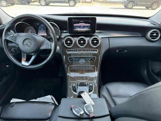 55SWF4KB8FU025431 - 2015 MERCEDES-BENZ C 300 4MATIC GRAY photo 9