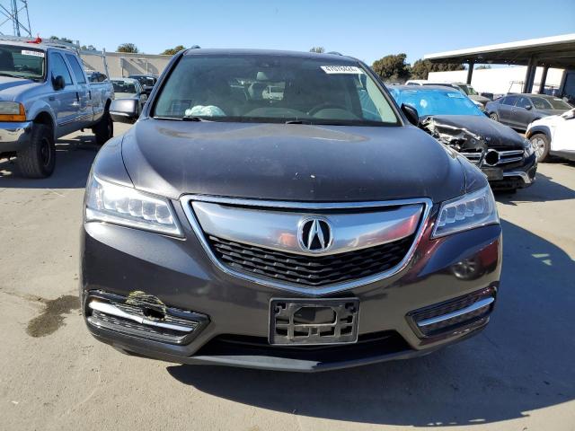 5FRYD3H40EB003066 - 2014 ACURA MDX TECHNOLOGY GRAY photo 5