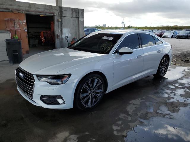 WAUD8AF26KN127878 - 2019 AUDI A6 PREMIUM WHITE photo 1