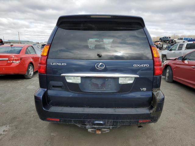 JTJBT20X940028553 - 2004 LEXUS GX 470 BLUE photo 6