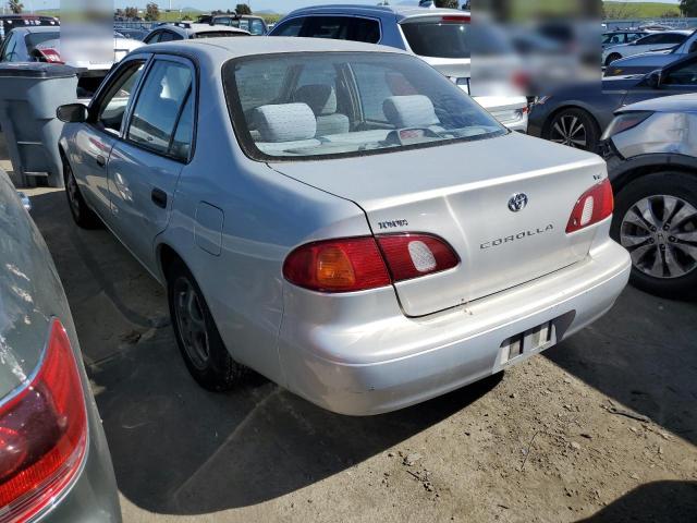 1NXBR12E8YZ383103 - 2000 TOYOTA COROLLA VE SILVER photo 2