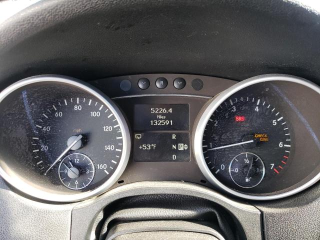 4JGBB8GB8BA639342 - 2011 MERCEDES-BENZ ML 350 4MATIC SILVER photo 9