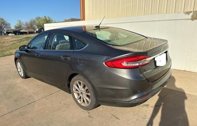 3FA6P0HD4HR126523 - 2017 FORD FUSION SE GRAY photo 3