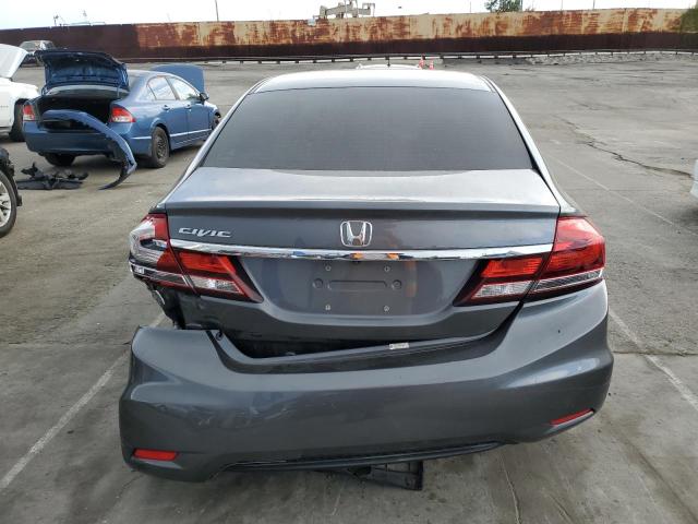 19XFB2F59DE268352 - 2013 HONDA CIVIC LX GRAY photo 6