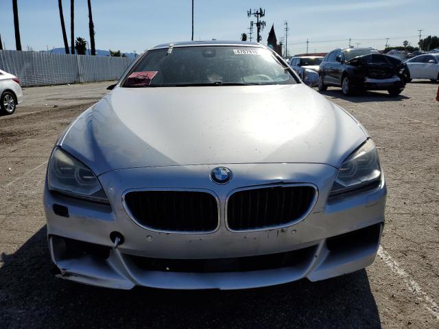 WBA6A0C57FD318551 - 2015 BMW 640 I GRAN COUPE SILVER photo 5