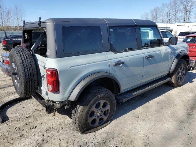 1FMDE5BH3PLA86783 - 2023 FORD BRONCO BASE GRAY photo 3