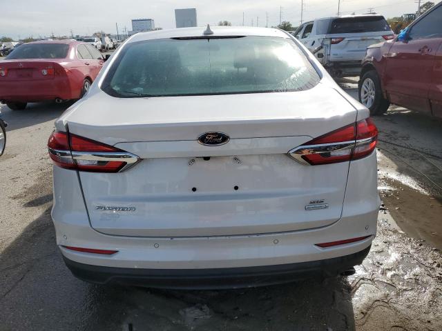 3FA6P0HD4LR184513 - 2020 FORD FUSION SE WHITE photo 6