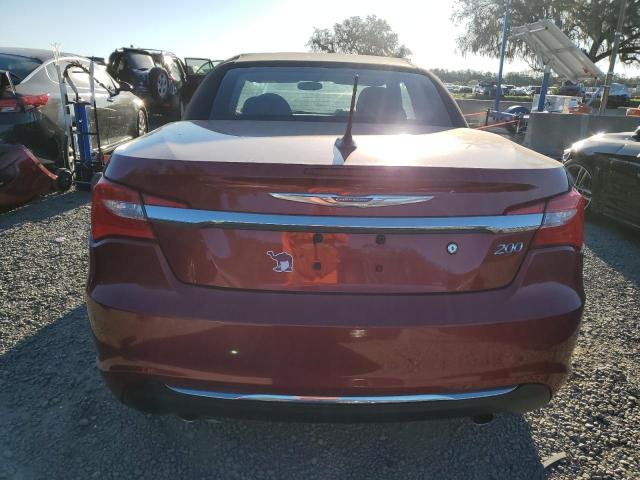 1C3BC2EG1BN560640 - 2011 CHRYSLER 200 TOURING BURGUNDY photo 6