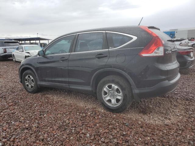 5J6RM3H31CL026423 - 2012 HONDA CR-V LX BLACK photo 2