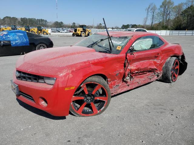 2G1FE1ED2B9114810 - 2011 CHEVROLET CAMARO LS RED photo 1