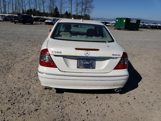 WDBUF87X38B310451 - 2008 MERCEDES-BENZ E 350 4MATIC WHITE photo 6