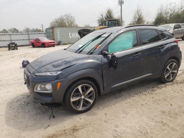 KM8K3CA55JU167455 - 2018 HYUNDAI KONA LIMITED GRAY photo 1