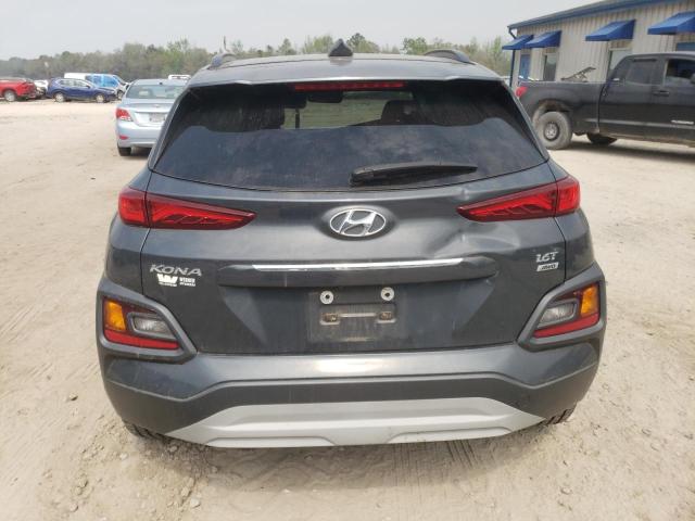 KM8K3CA55JU167455 - 2018 HYUNDAI KONA LIMITED GRAY photo 6